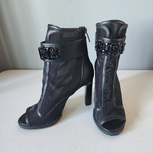 Karl Lagerfeld Mesh Bootie "NEW" - Picture 9 of 16